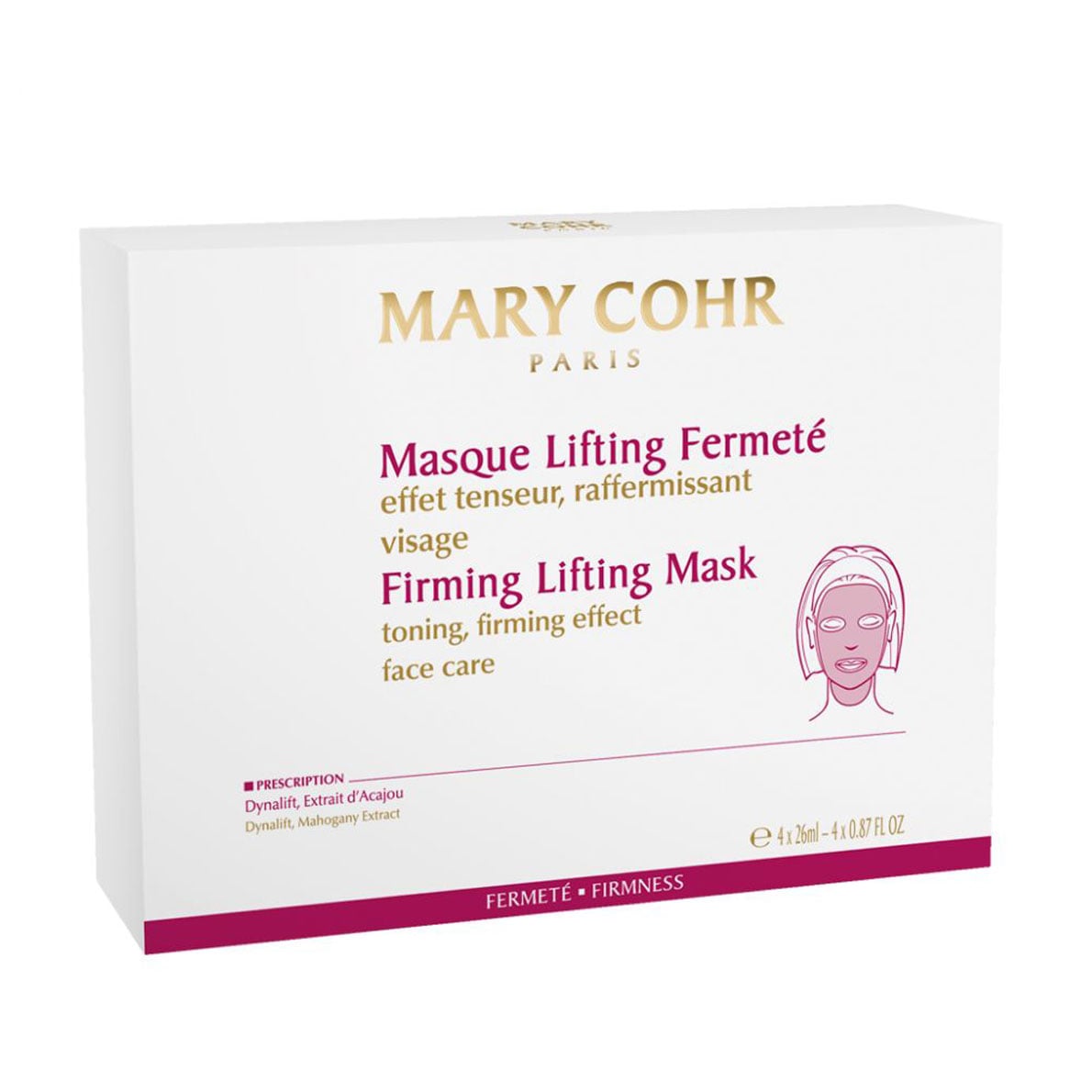 Уцінка! Ліфтингова маска для обличчя Mary Cohr Firming Lifting Mask, 4*26 мл